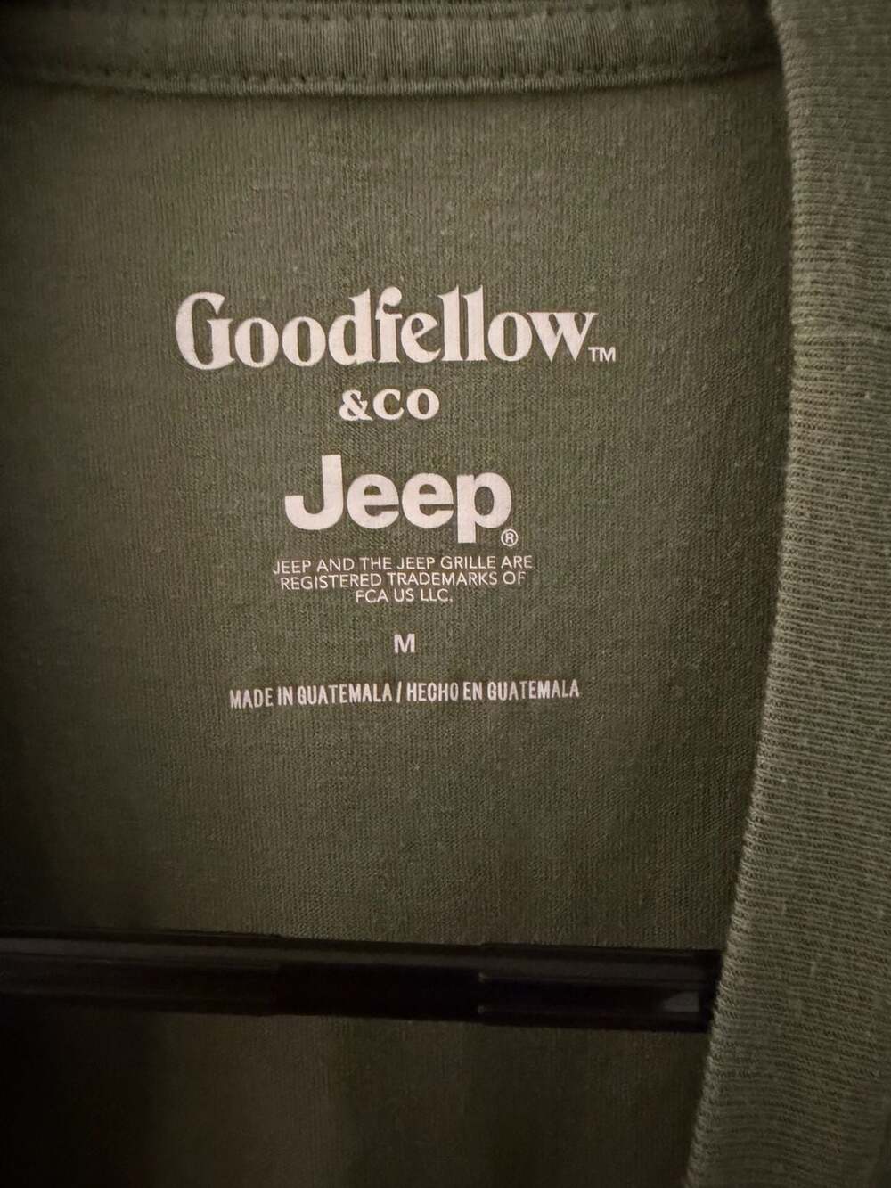 Goodfellow & Co Jeep Joshua Tree T-Shirt Size M Olive Green Graphic
